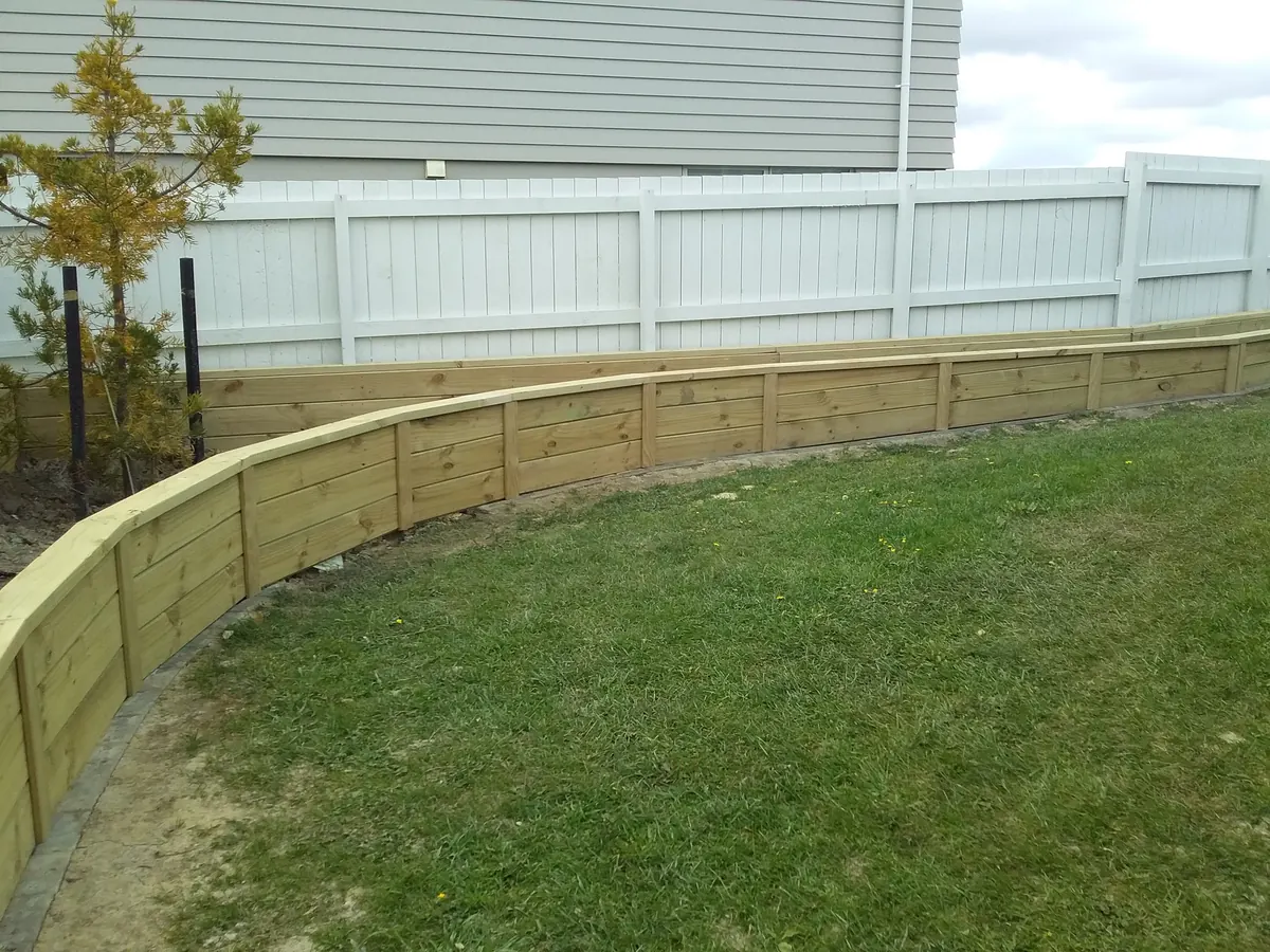 Retaining Walls & Planter Boxes project by Custom Decks and Fences