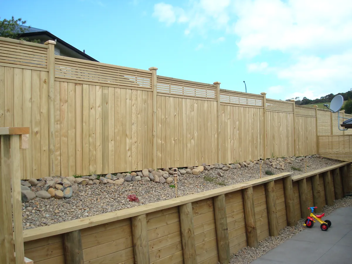 Retaining Walls & Planter Boxes project by Custom Decks and Fences