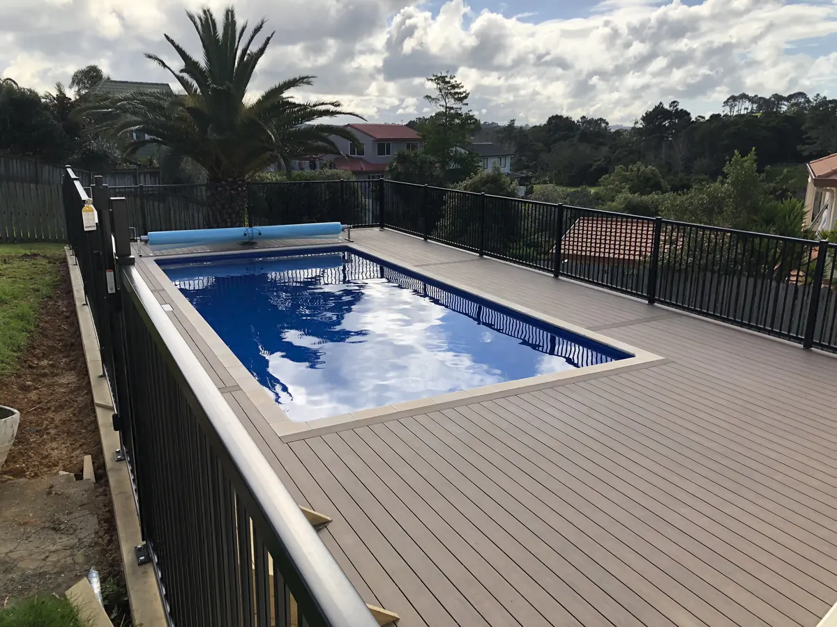 Pool Decks & Fences project by Custom Decks and Fences
