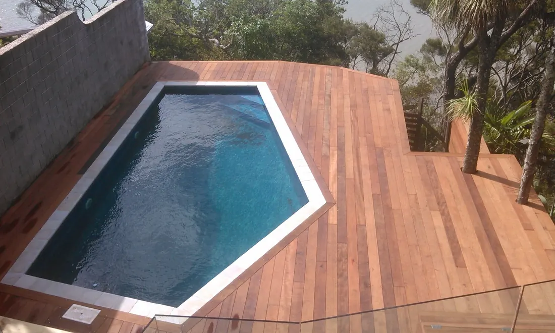 Pool Decks & Fences project by Custom Decks and Fences