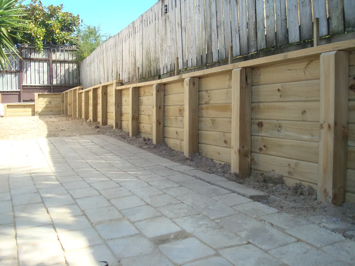 Retaining Walls & Planter Boxes project by Custom Decks and Fences
