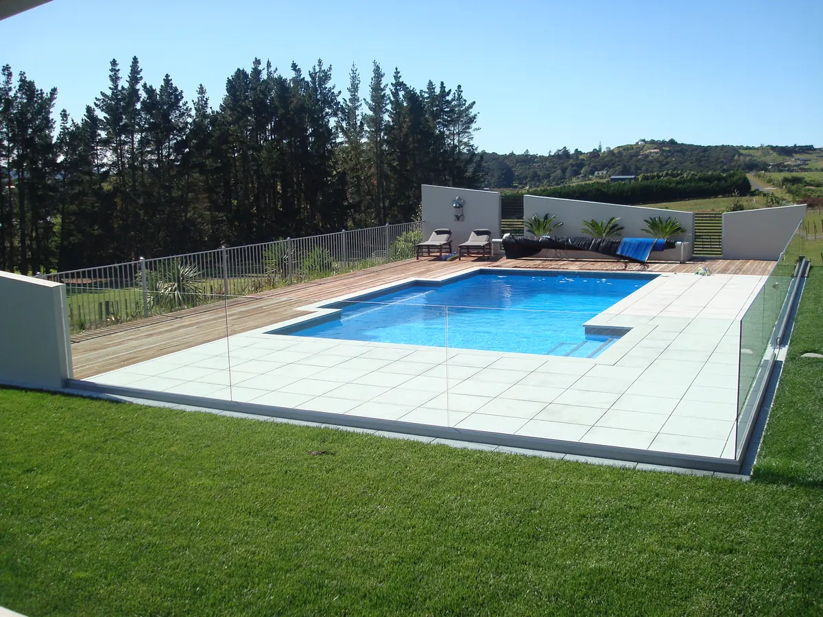 Pool Decks & Fences project by Custom Decks and Fences